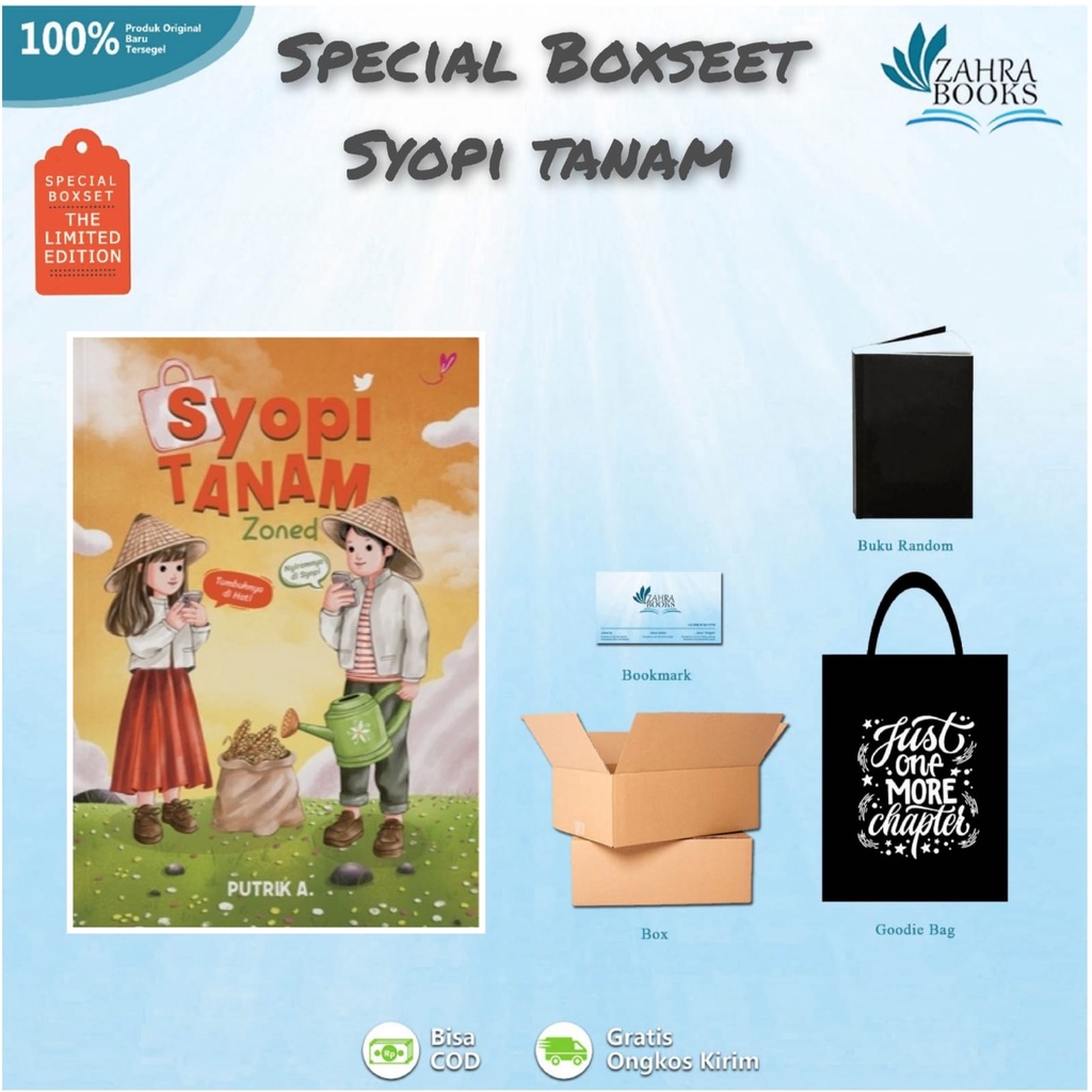 Novel Syopi Tanam Zoned Karya Putrik A.