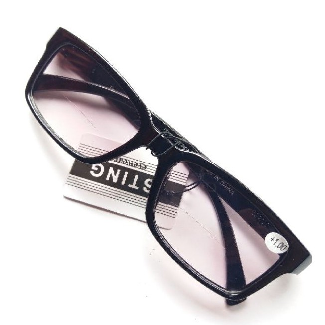 Kacamata Baca Plus Lensa Dobel Untuk Jalan dan Baca +1.00 sd +3.00 Pria Wanita ES015R