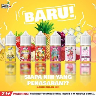 LCV PODS SALT SERIES 30ML 20MG SALTNIC E-LIQUID VAPORIZER VAPE | Shopee ...