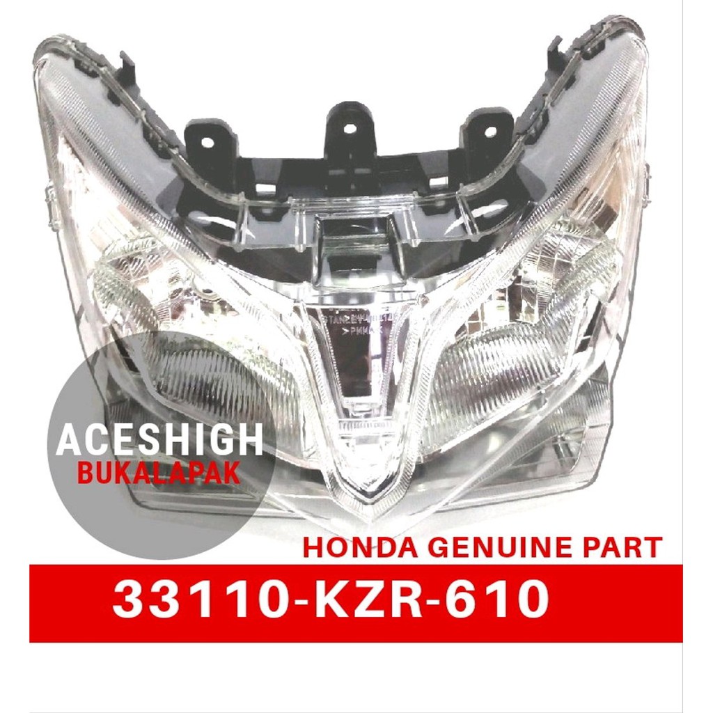 Lampu Depan reflektor set Vario 125 Old ORIGINAL HGP 3311 bac 28