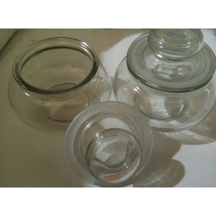 Toples Kaca Stoples Clasic2Gl Wadah Penyimpanan Sambal Kecil Kedap Udara Mini Jar Unik Hermertico To
