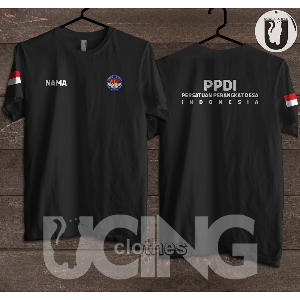 Kaos Baju PPDI Persatuan Perangkat Desa Indonesia Gratis Nama Kaos Distro