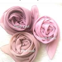 Basic Voal New Colour Voal Plain Hijab Segiempat Paris 