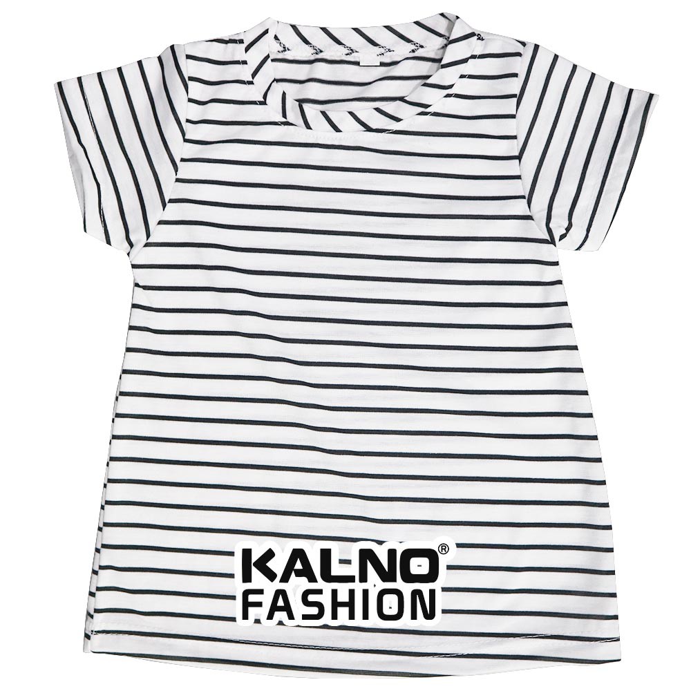 baju anak perempuan salur terusan polos - Anak perempuan Umur 1 -  7 Tahun Ukuran S M L XL