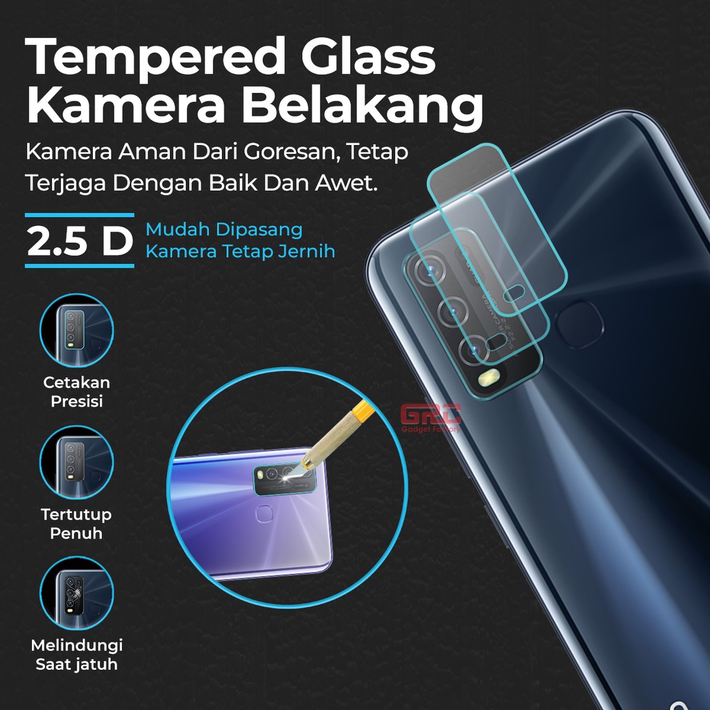 Tempered Glass VIVO Y50 HOGO Full Cover Anti Gores Kaca