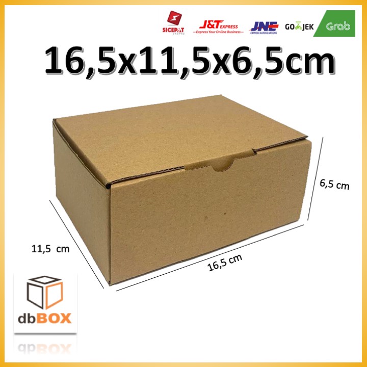 

Kardus 16,5x11,5x6,5cm | Box Die Cut & Easy Usage |Box Kue, Snack, dll