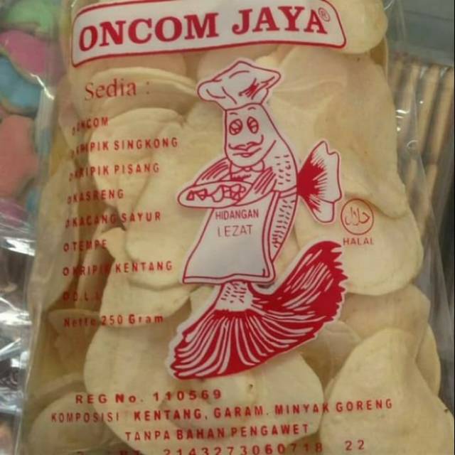 

KERIPIK KENTANG PUTIH BESAR 250GR KHAS ONCOM JAYA OLE - OLE BANDUNG