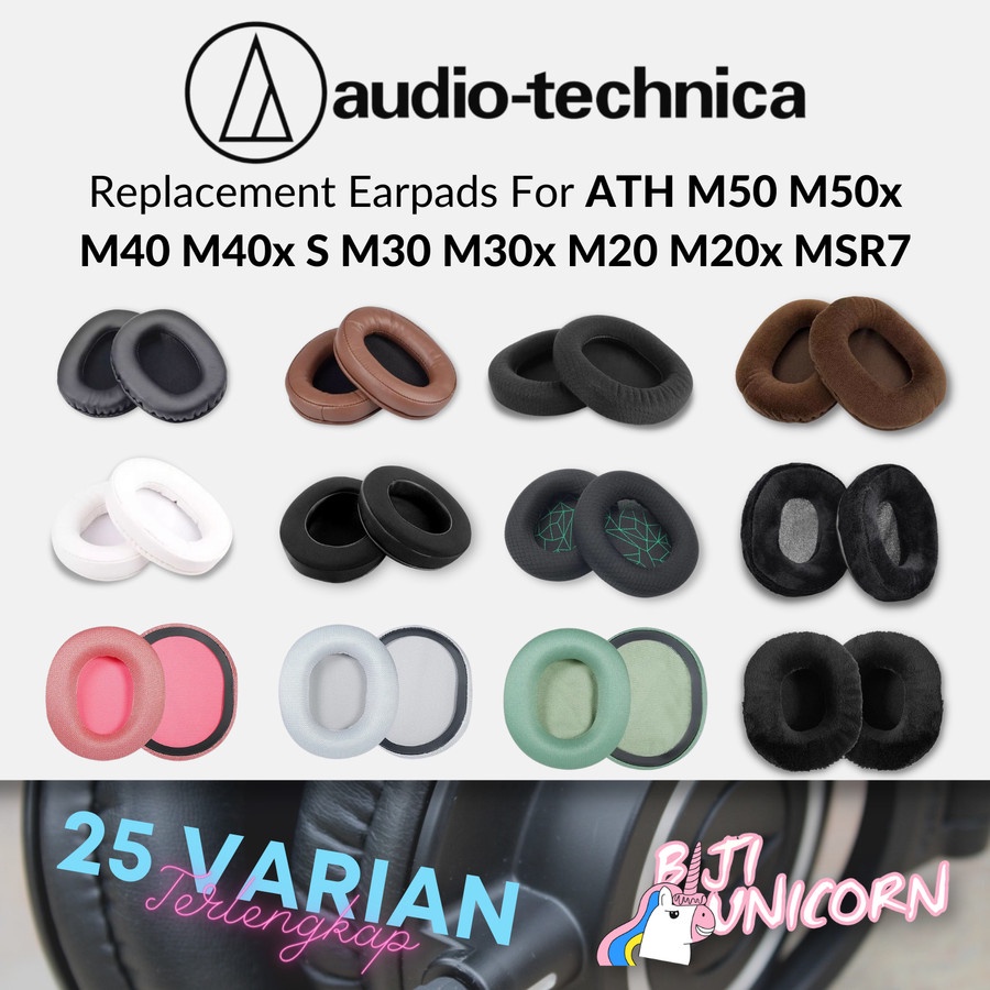 Earcup Earpad Ear Cushion Audio Technica ATH-M50 M50x M40 M40x M30x