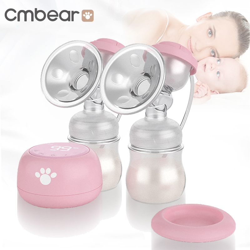 Free Gift Cmbear Original Pumpa Double Electric Breast Pump BPA Free ZRX-0628