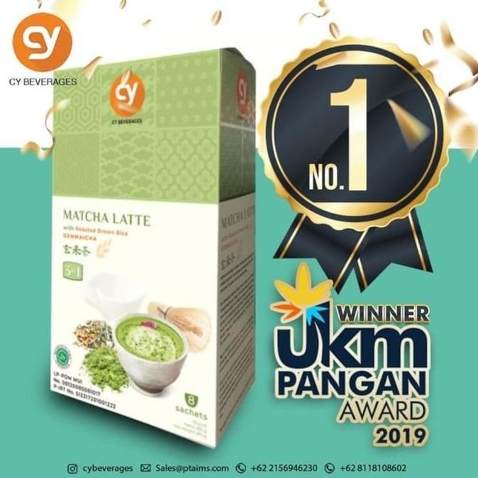 

CY Matcha Latte with Roasted Brown Rice (Genmaicha Latte)