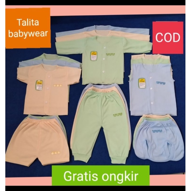 18 pcs/9 Stel Baju Bayi Baru Lahir/Paket Baju Bayi Newborn