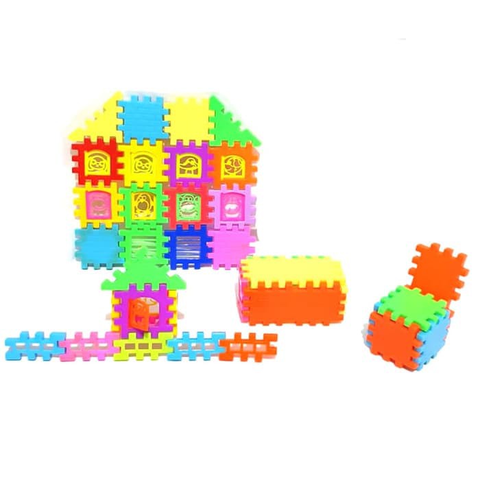 Mainan Edukasi Puzzle Bangunan Rumah Pondok Indah