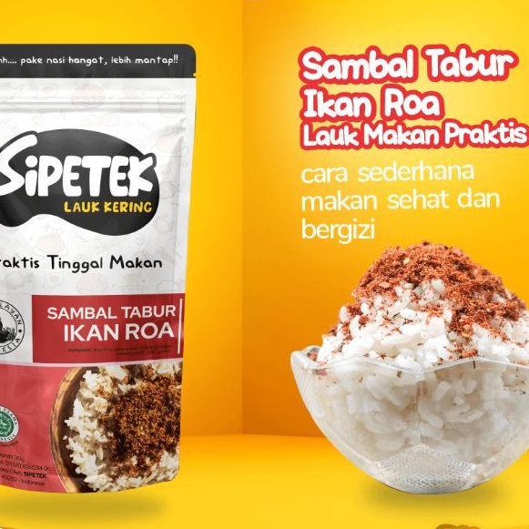 

Sipetek sambal ikan roa/lauk sehat/lauk kering/lauk praktis