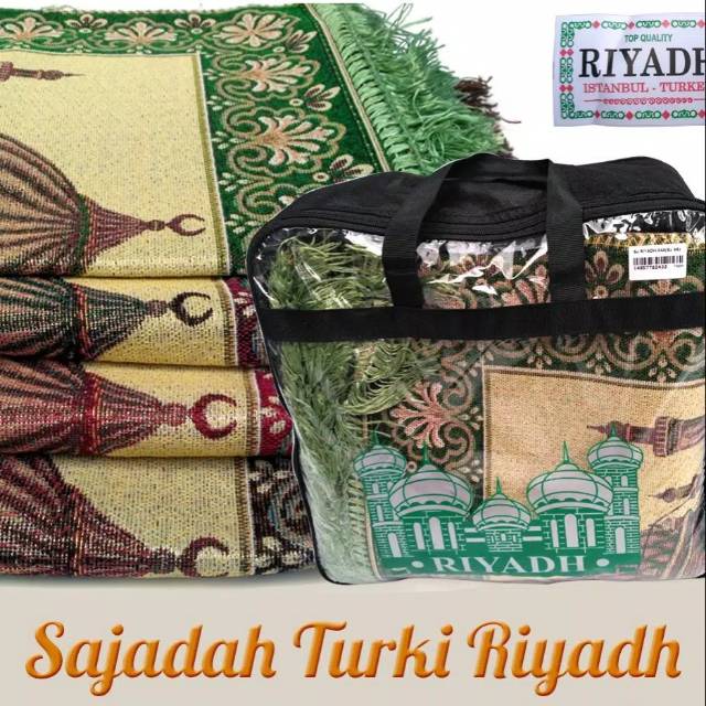 Sajadah turki riyadh //sajadah tipis mudah di bawa sajadah murah