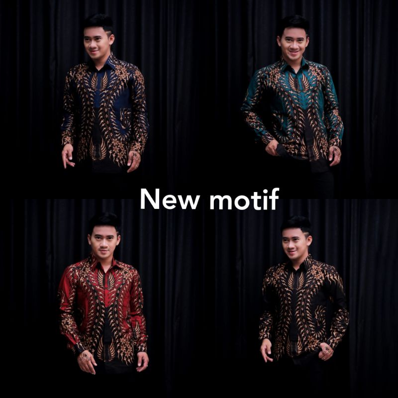 Batik kemeja batik pria lengan panjang