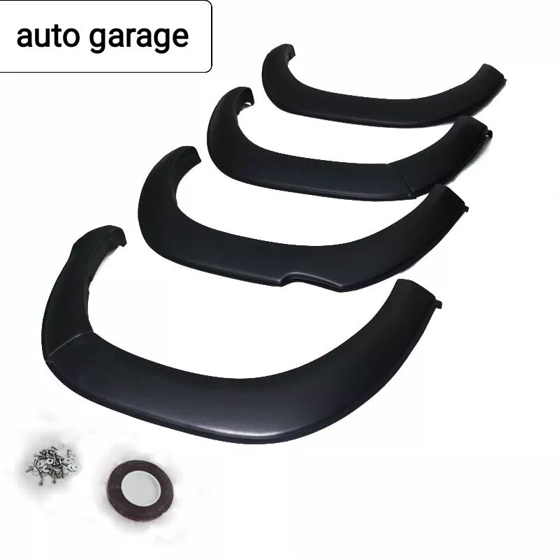 Suar Fender Spakbor roda Arch Over Fender aksesoris mobil Hilux slim Hitam Model Ori