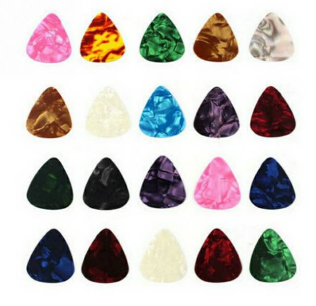 Pick gitar isi 5 bahan xylonite