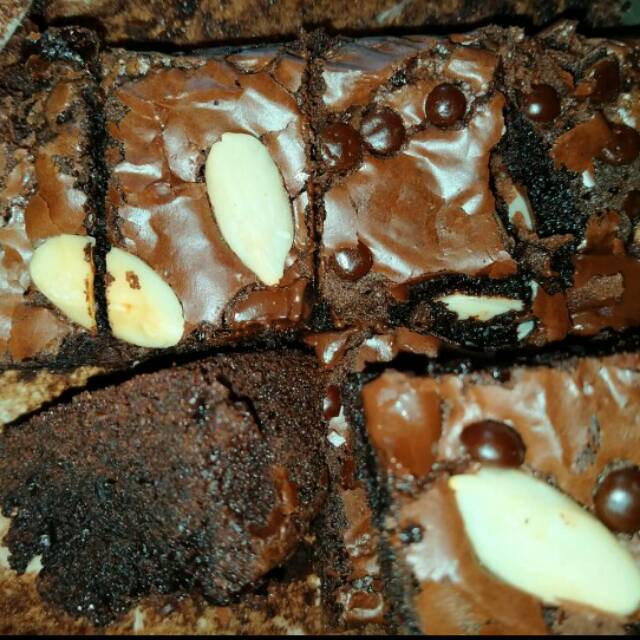 

Brownies nyoklat banget