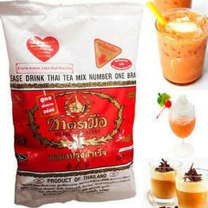 

[[BISA COD]] THAI TEA MIX NUMBER ONE ORIGINAL CHATRAMUE 400 GRAM TERBARU Kode 264