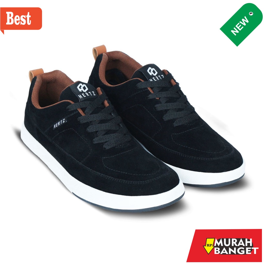 Sneaker pria kasual terbaru- Sepatu Sneakers Pria Terbaru H 3083 Brand Hertz Sepatu Casual Kets seko