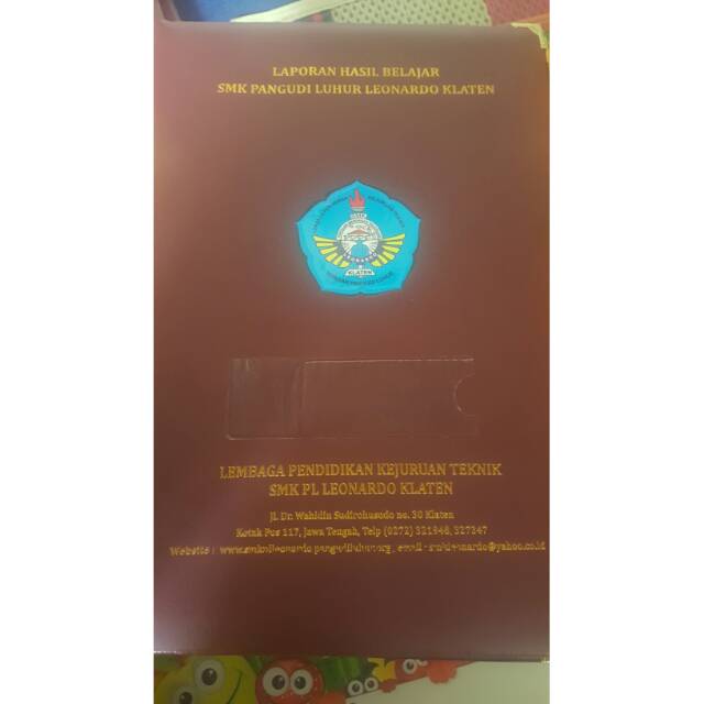 map ijazah timbul hot print tinta emas
