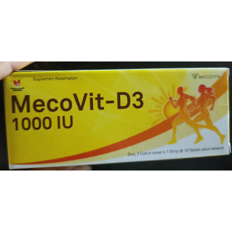 vitamin D3 1000iu mecovit d3 per box isi 30tab setara prove d3 atau hi d3 atau cavit d3 1000iu