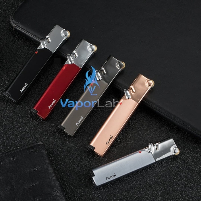 mancis korek api bara gas bisa isi ulang aomai torch lighter am365   95116  gold