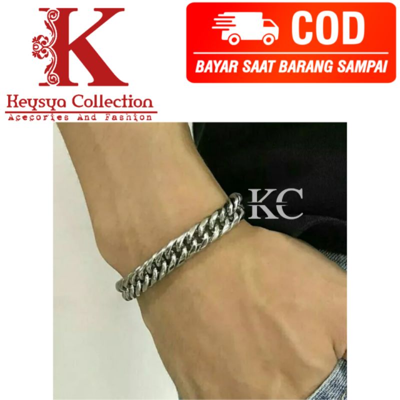 gelang tangan pria/ gelang rantai pria