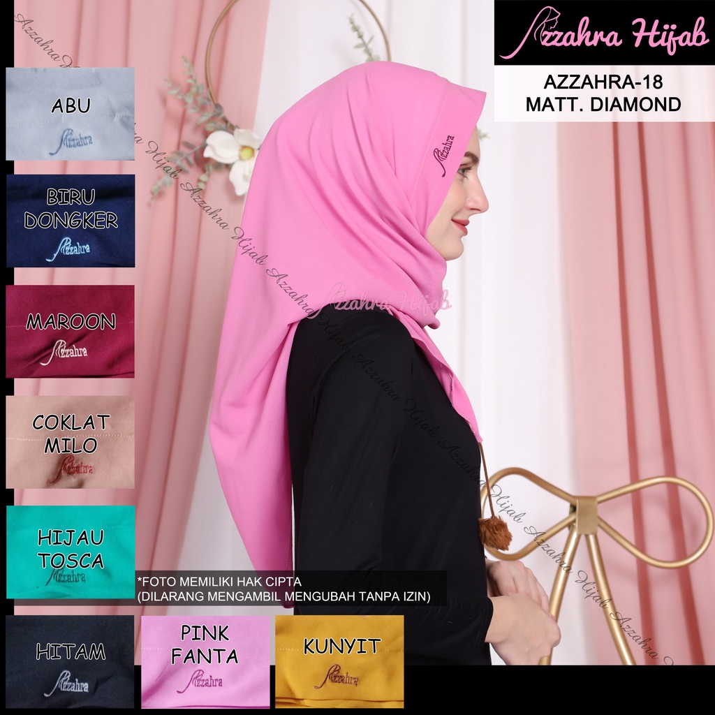 Hijab Segitiga Instan Diamond - Azzahra 18