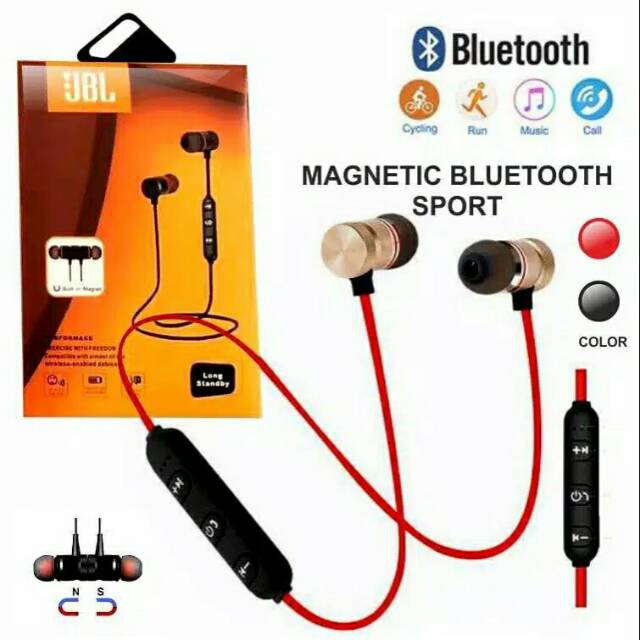 Headset Bluetooth Sport JBL Magnetic Design - JBL SPORT HEADSET - JBL