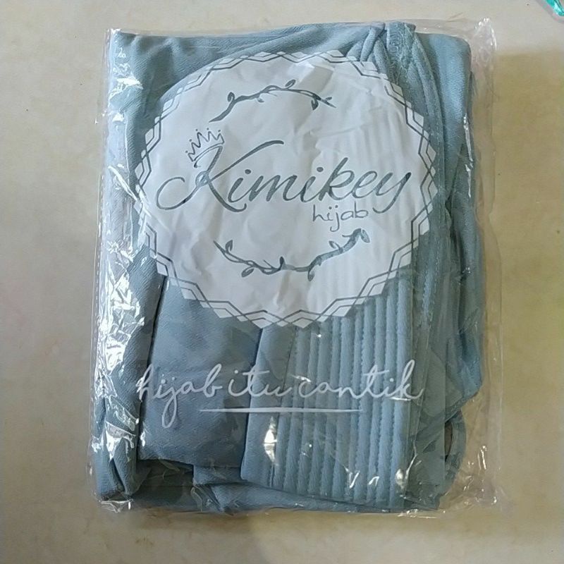 HIJAB INSTAN MAIDA SERUT ORI KIMIKEY-Soft blue