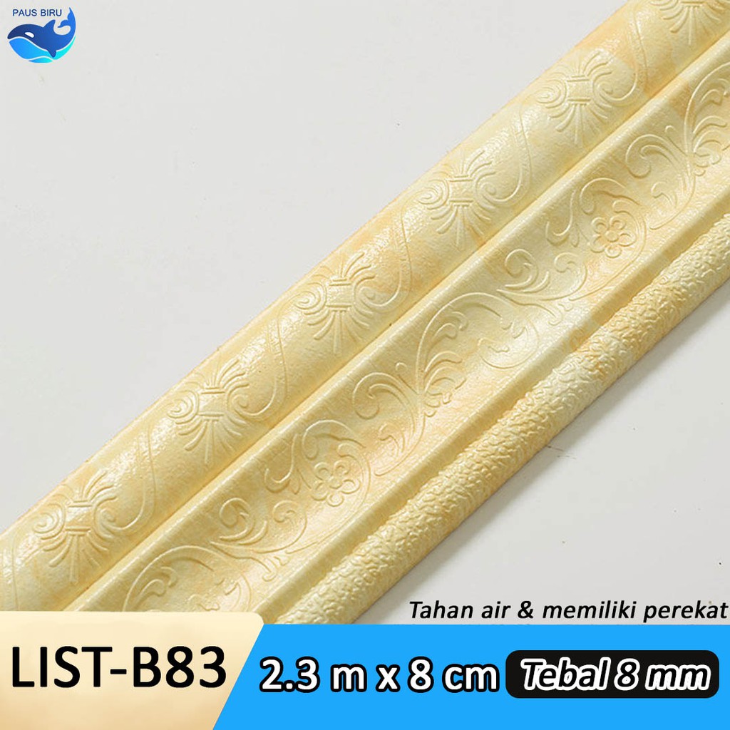 Wallpaper List Foam Wallborder Foam 3D / Wall Border List / List dinding 3D 2.3 Meter-LIST B83