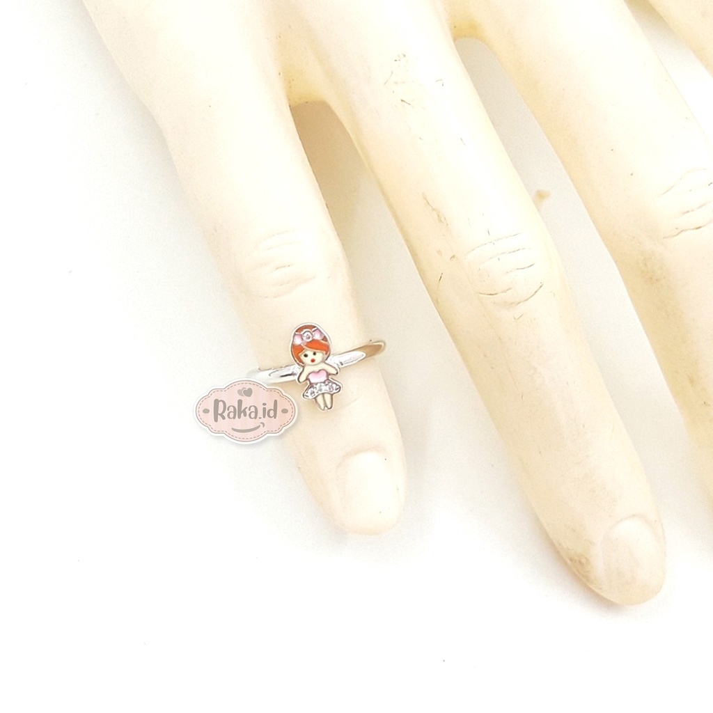 Cincin Anak Balet Silver Perhiasan Cantik Anak Lapis Emas 18k 784