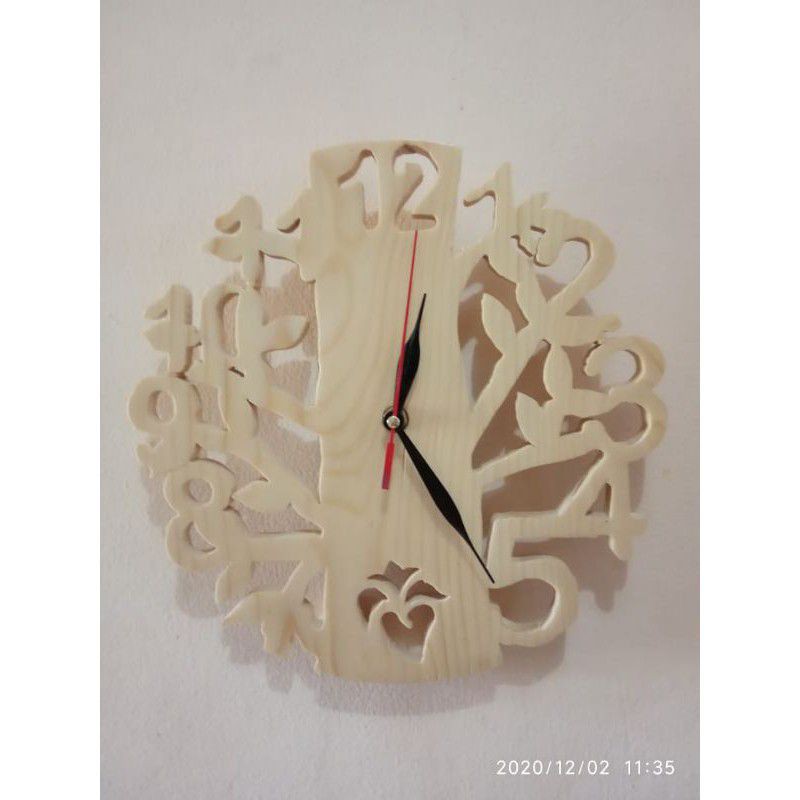 Jam dinding classix kayu jati Belanda