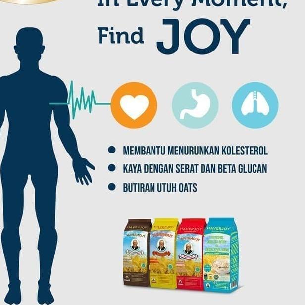 

Original Haverjoy havermout instan oatmeal 1000gr quakeroat buruan