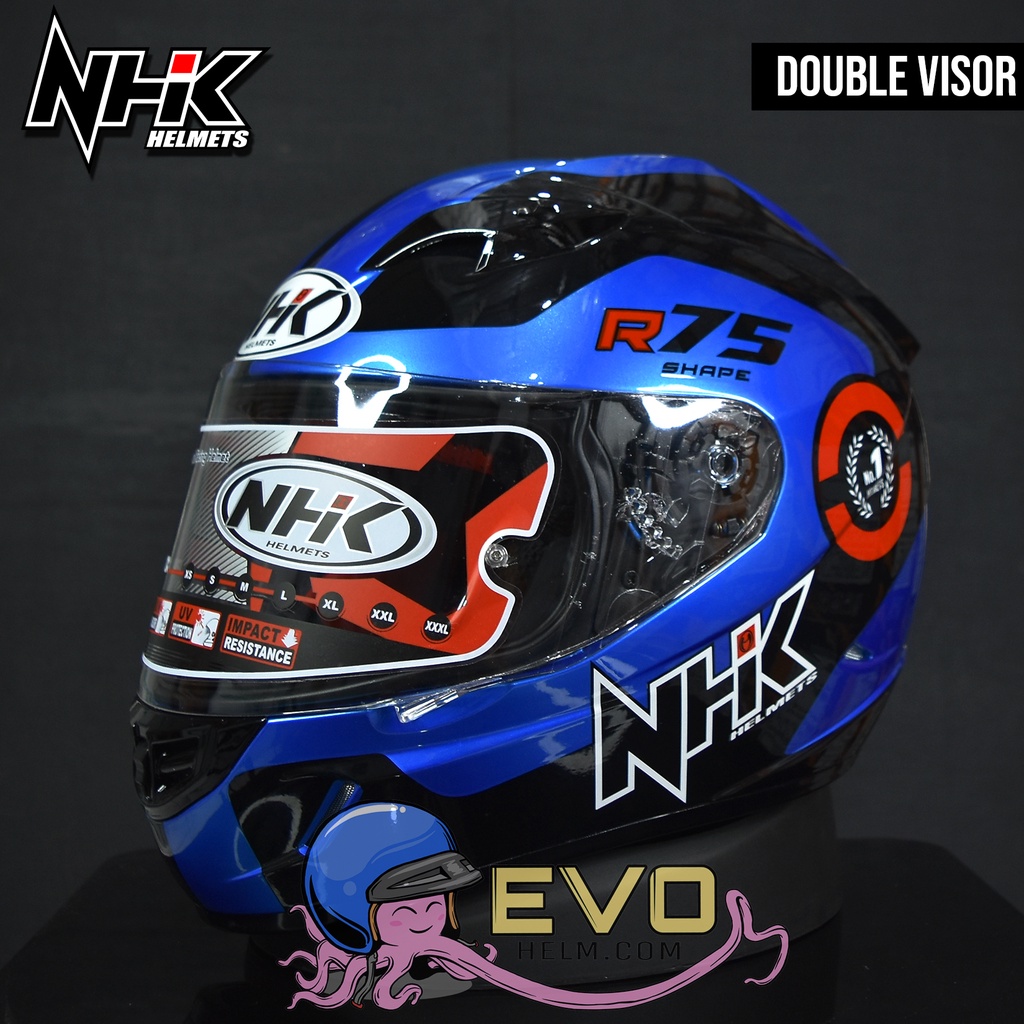 NHK GP 1000 R75 BLUE MET BLACK