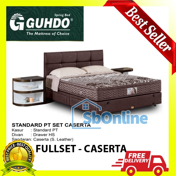 Guhdo Standard Plushtop FULLSET - Sandaran Caserta