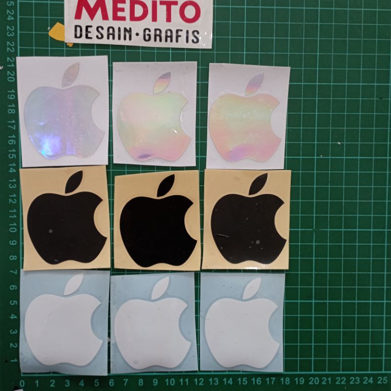 Sticker Cutting Logo Apple