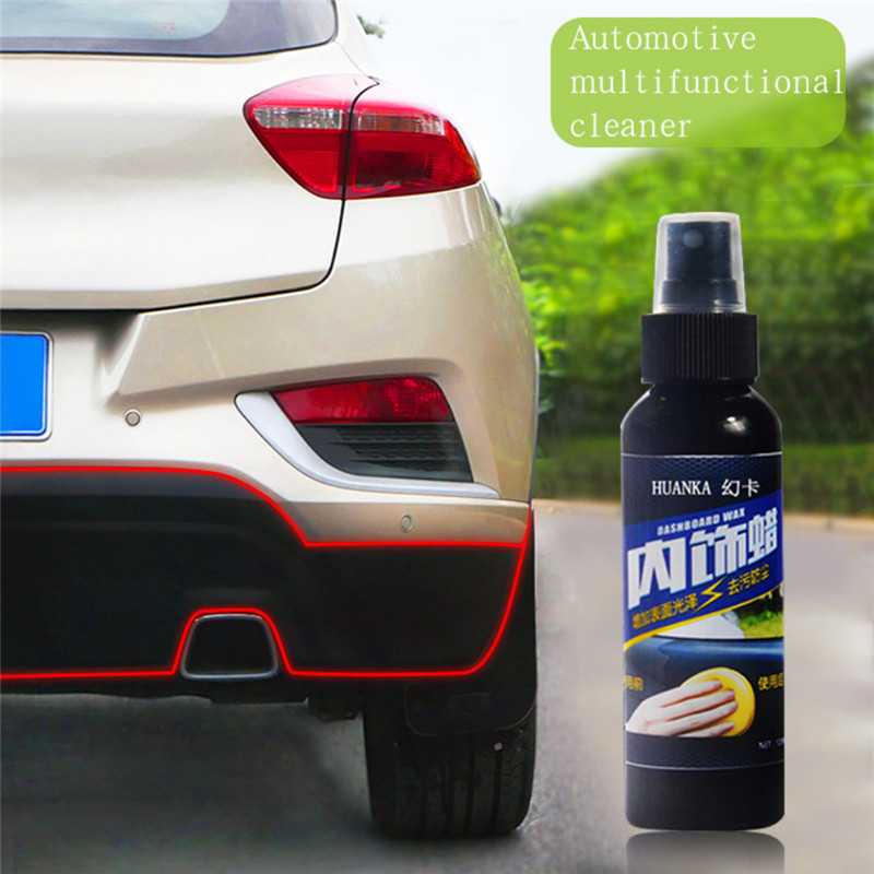 HUANKA Semir Ban Jok Karpet Car Tire Dashboard Waxing 120ml HK120-Hitam