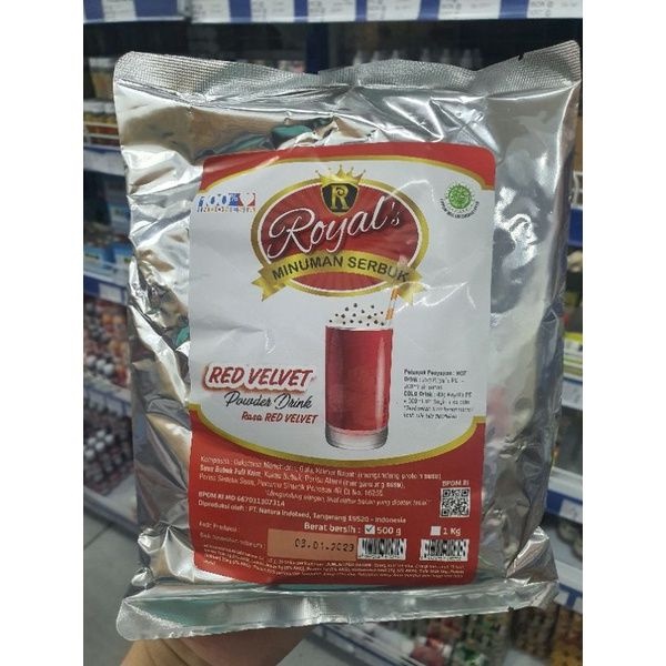 

royal drink rasa red velvet 500gr