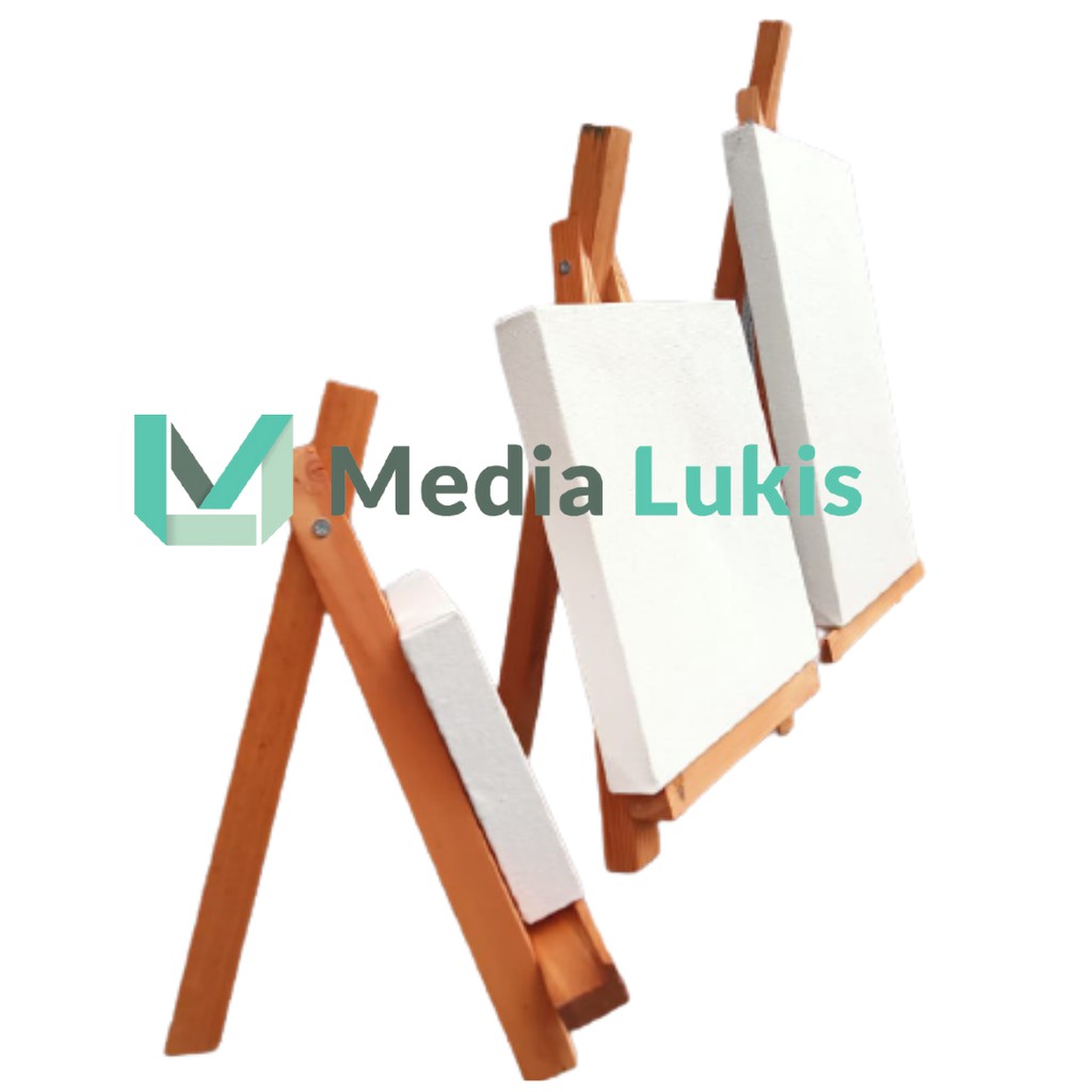 

Easel Kayu - Stand Lukis Akalpa Premium ukuran 10 cm - 15cm - 20cm - 30 cm - 40 cm / Stand lukis mini /wooden easel