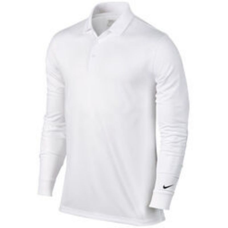 Polo shirt - Tshirt - Kaos Kerah Lengan Panjang Nike Run Logo Best