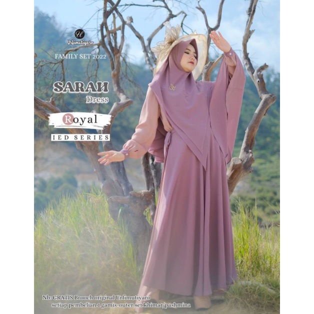 READY STOK SARAH DRESS SARIMBIT BY URFIMUTIYARO READY STOK