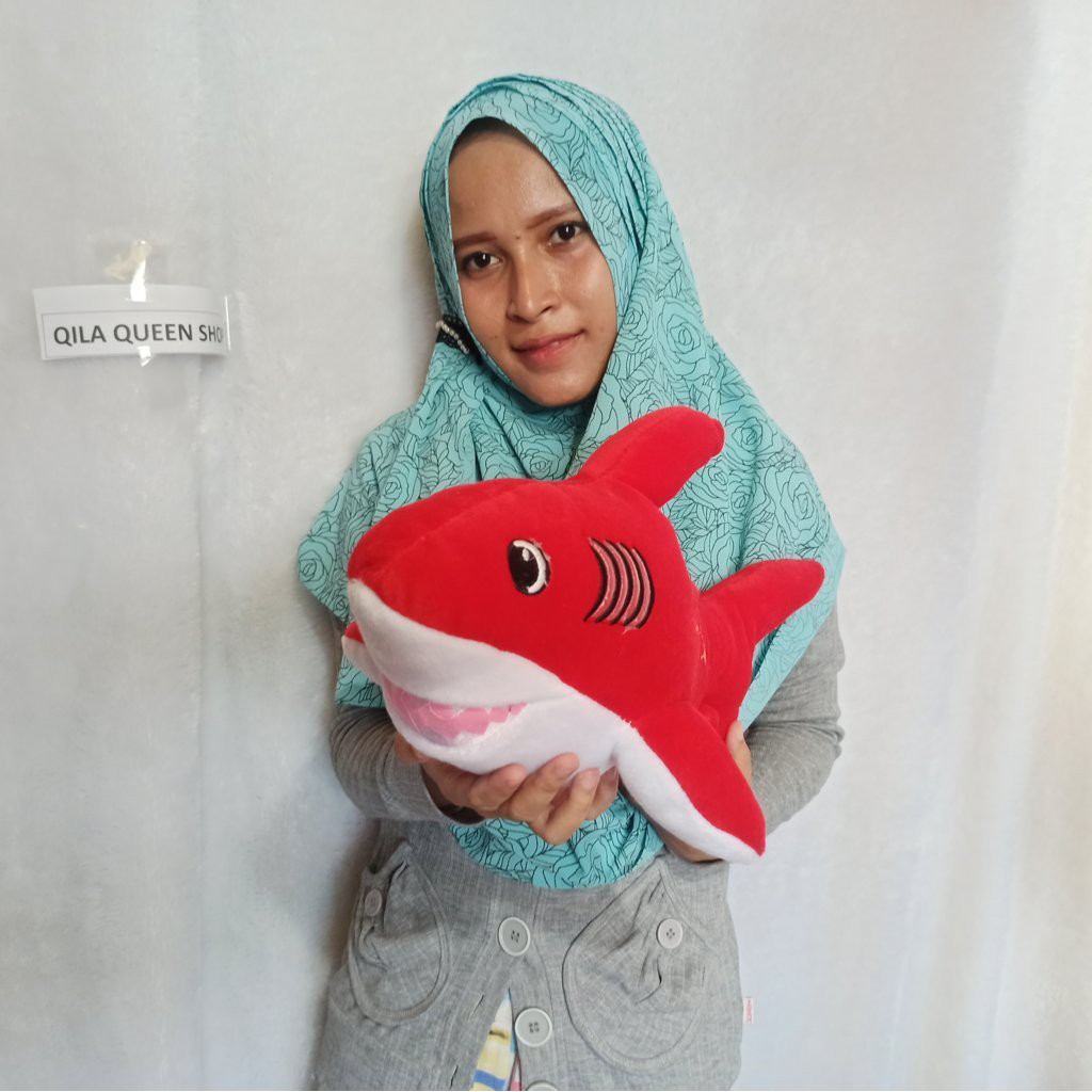 Boneka IKAN Hiu Baby shark size M