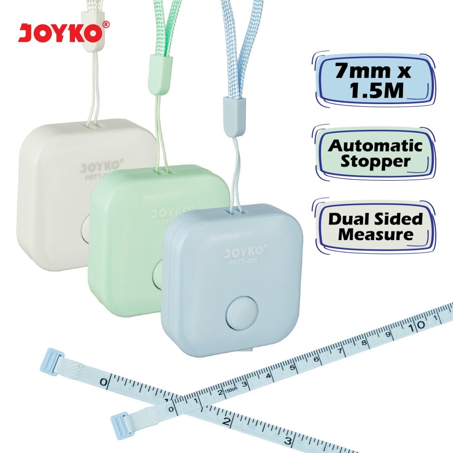 

(PCS) POCKET RULER JOYKO PRTT-280 / Meteran Jahit Joyko 1.5 Meter PRTT-280