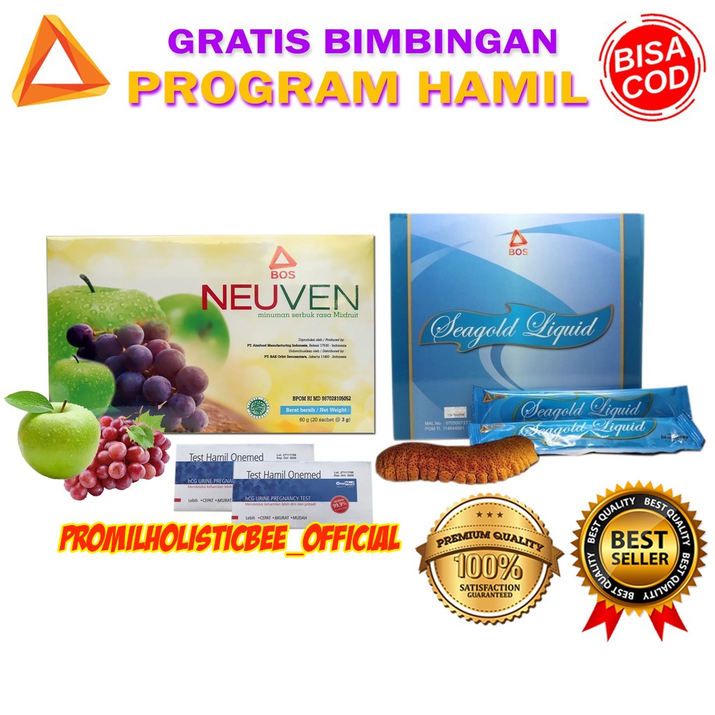 PAKET PROMIL NEUVEN SEAGOLD LIQUID HERBAL BEE PENYUBUR KANDUNGAN PROMO DISKON TERMURAH
