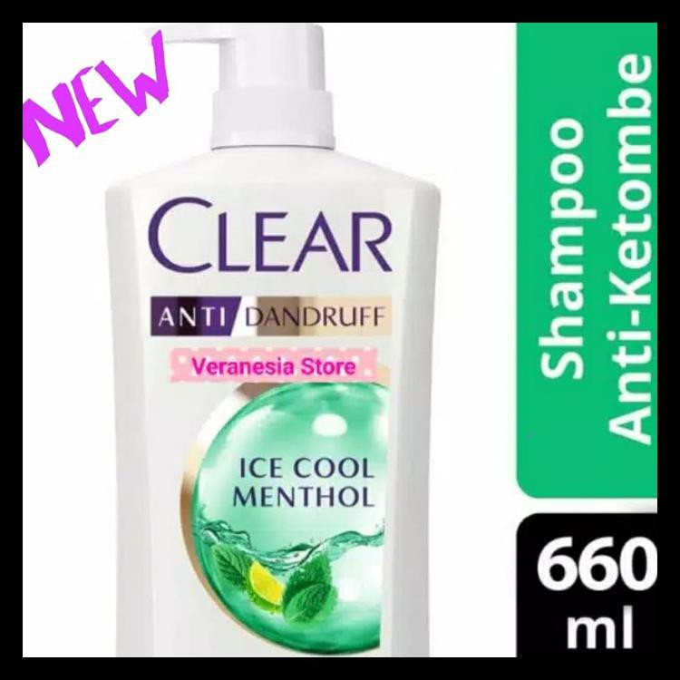 Shampoo Clear Ice Cool Menthol - 680Ml