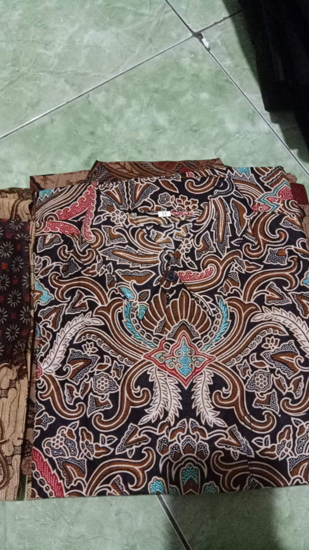Bswart Batik Hrb026 Kenongo Hem Pendek Padi Pekalongan M L Xl Batik Pria Murah Modern Grosir
