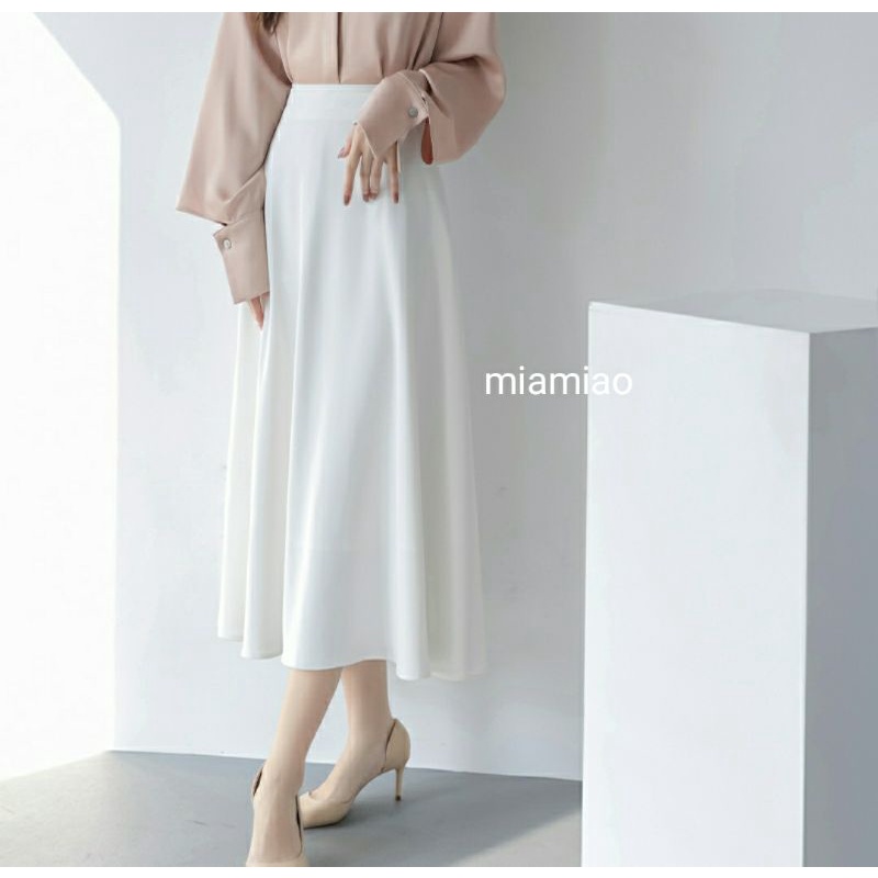 SKIRT SHAKILA PREMIUM.FLARE A-Line. ROK WANITA KOREAN STYLE