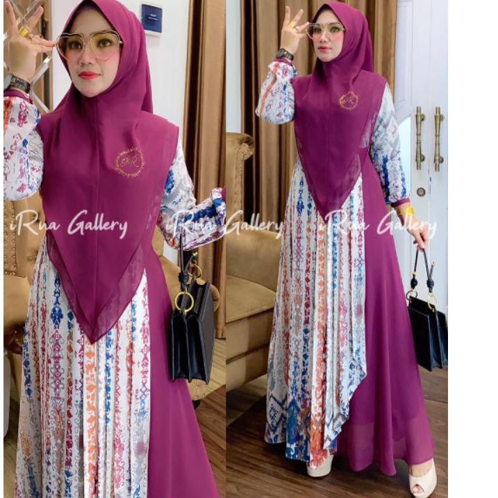 PROMO BESAR (wsq-288) GAMIS SYAR'I AIRA VOL.6 dan 5 BY IRNA GALERY 009
